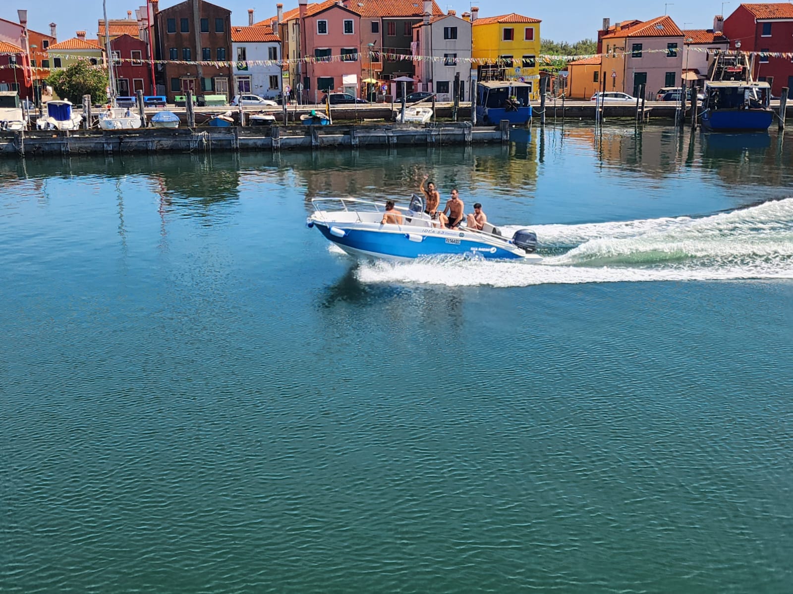 Navigazione nei canali di Chioggia